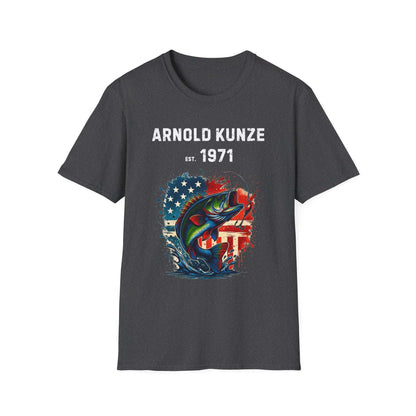 Custom Fishing & Freedom T-Shirt – Personalized Patriotic Tee for Anglers & Outdoor Lovers