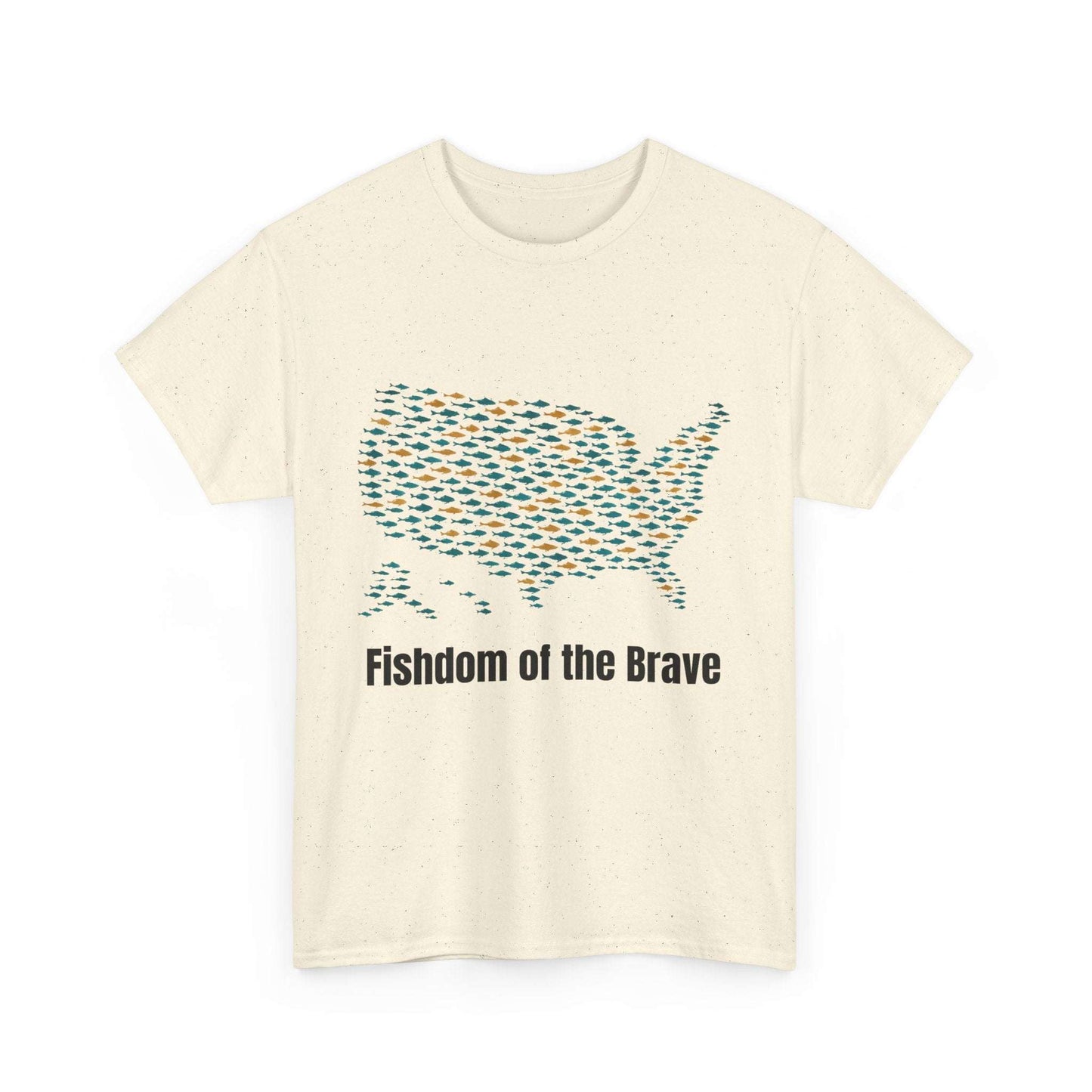 Fishdom of the Brave – Patriotic Fishing T-Shirt for Men | USA Flag Tee Gift