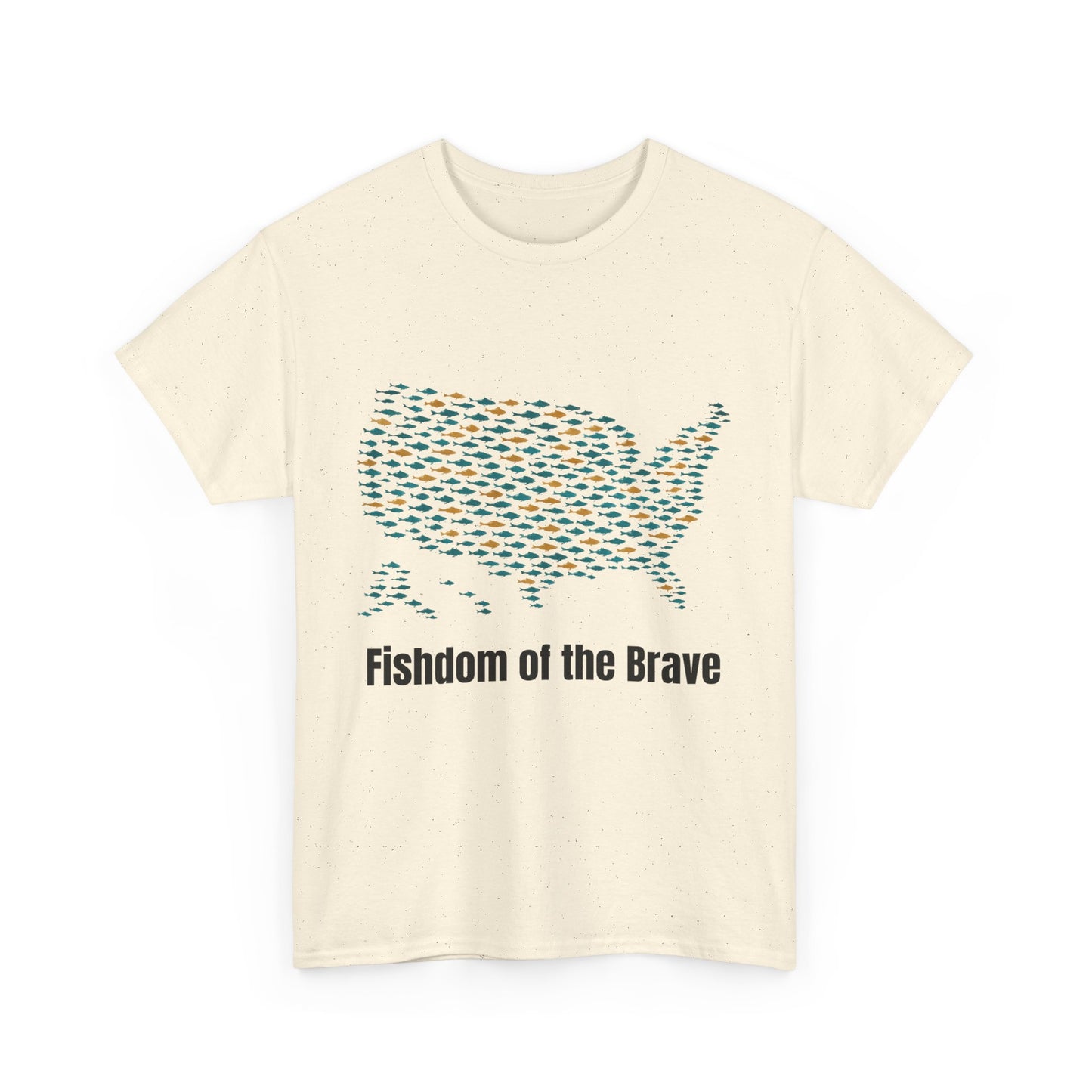 Fishdom of the Brave – Patriotic Fishing T-Shirt for Men | USA Flag Tee Gift