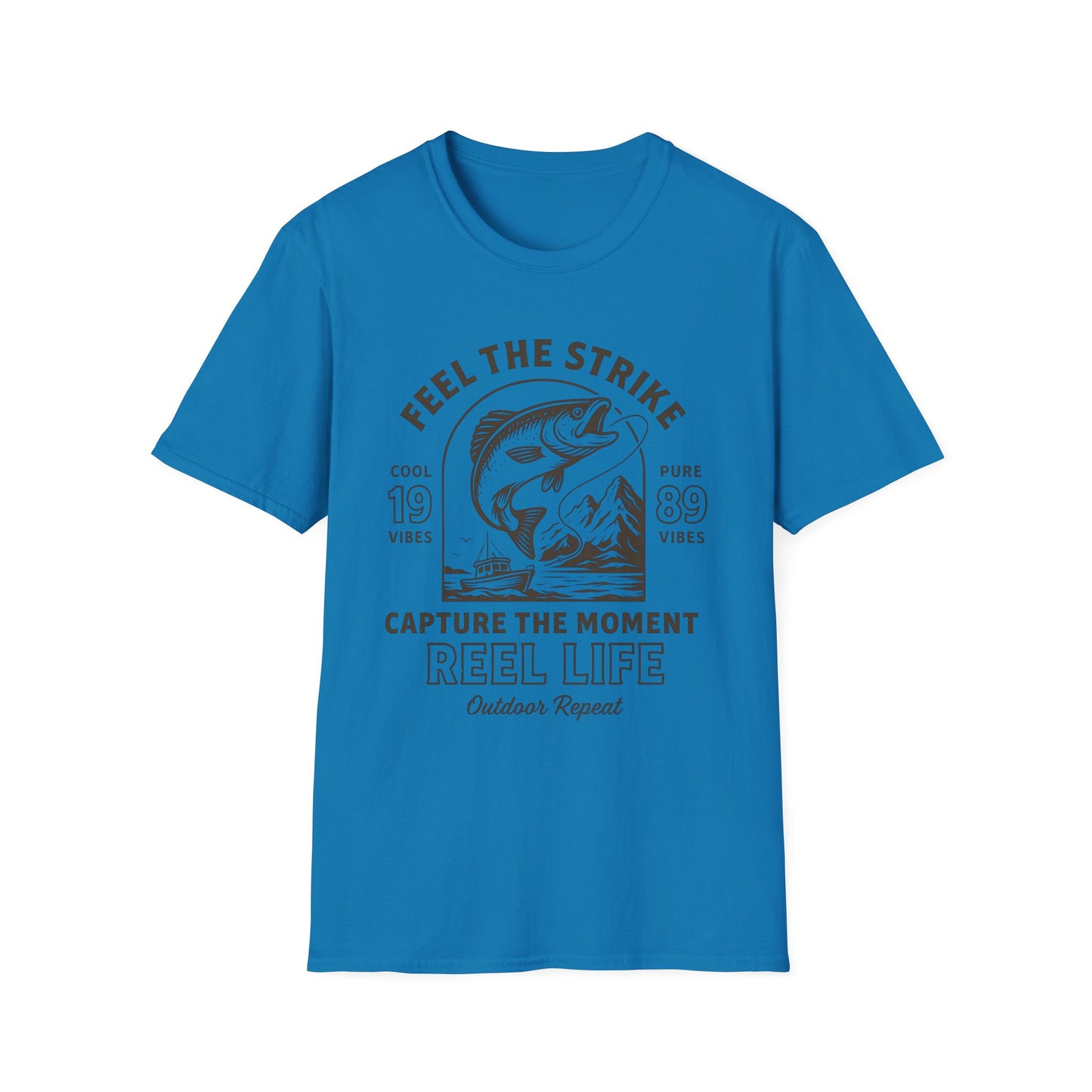 Fishing Enthusiast T-Shirt – Men's Outdoor Tee & Gift for Anglers | Reel Life Apparel