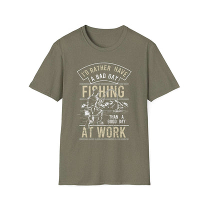 Funny Fishing T-Shirt – Unisex Angler Tee | Humorous Gift for Fishermen & Outdoor Trips