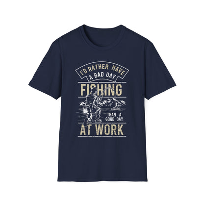 Funny Fishing T-Shirt – Unisex Angler Tee | Humorous Gift for Fishermen & Outdoor Trips