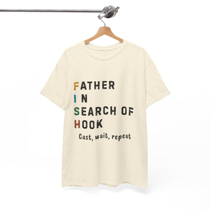 Fishing Dad T-Shirt – Funny Cotton Tee for Father’s Day, Birthday & Weekend Adventures