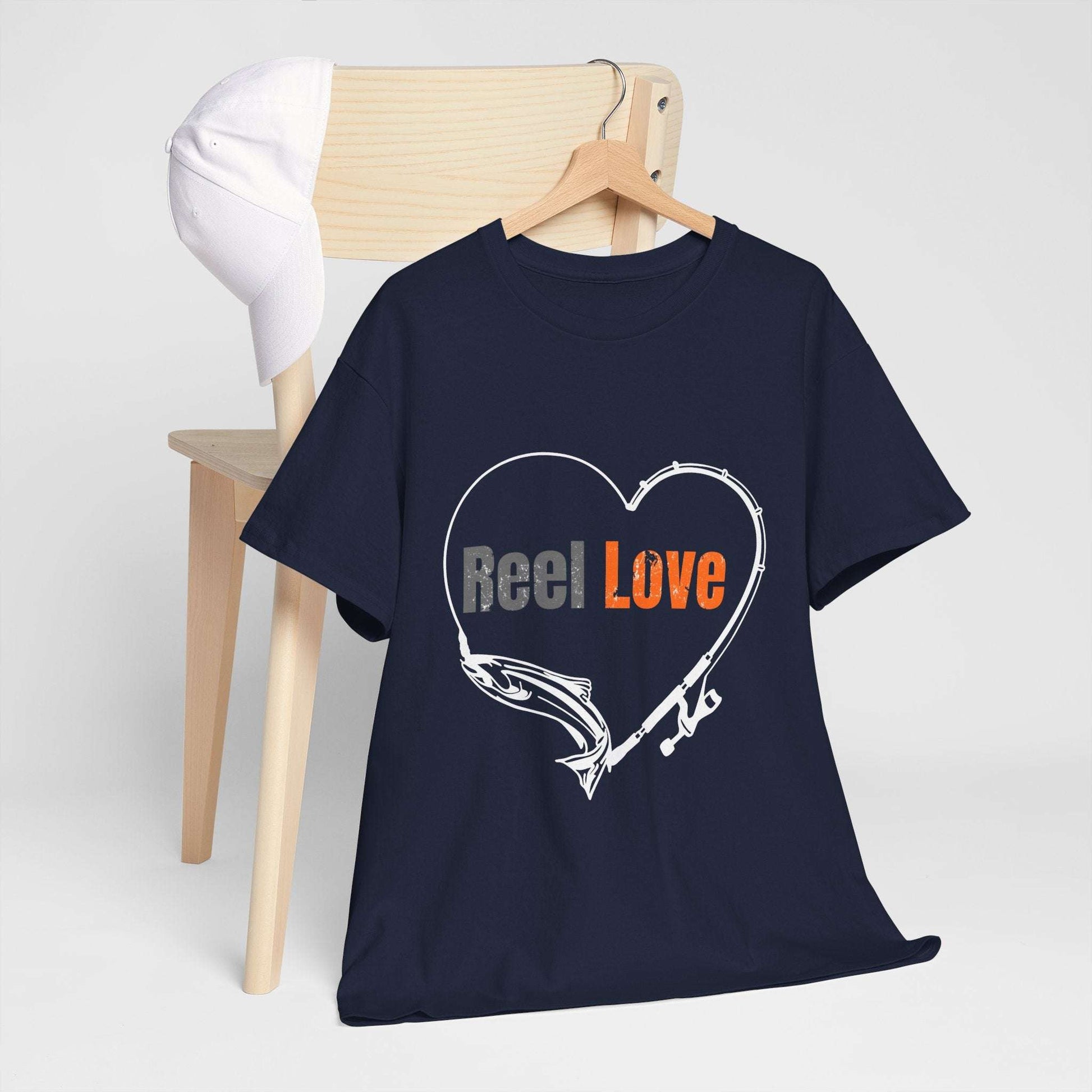 Reel Love Fishing T-Shirt for Men – Funny Gift for Anglers & Dads
