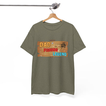 Fishing Legend Dad T-Shirt – Men’s Tee for Outdoor & Fishing Lovers