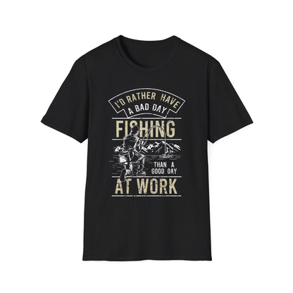 Funny Fishing T-Shirt – Unisex Angler Tee | Humorous Gift for Fishermen & Outdoor Trips