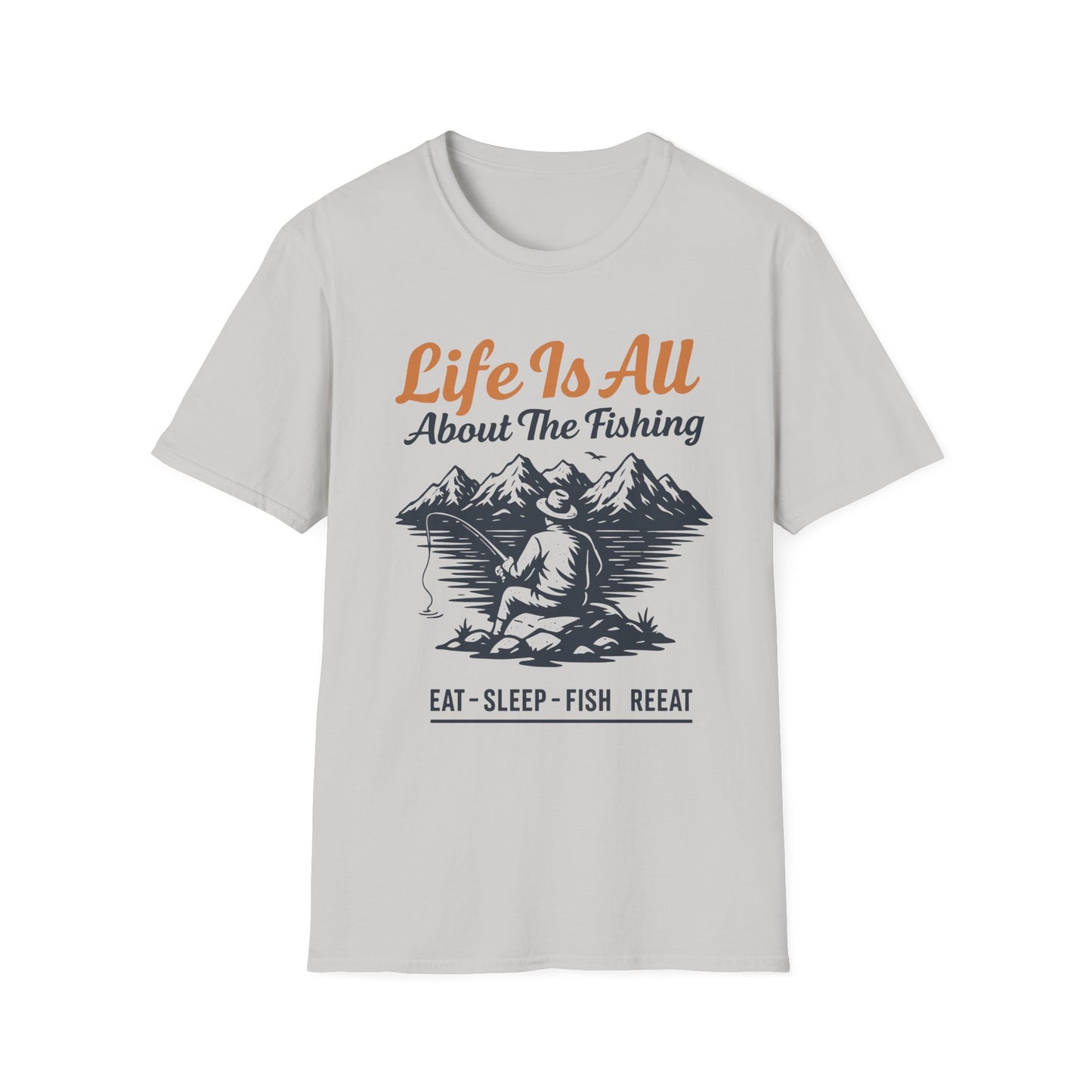 Fishing Life T-Shirt – Unisex Outdoor Tee for Nature Lovers & Fishermen | Casual Everyday Gift