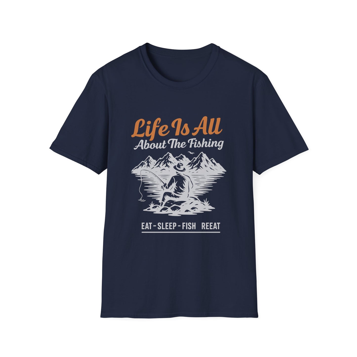 Fishing Life T-Shirt – Unisex Outdoor Tee for Nature Lovers & Fishermen | Casual Everyday Gift