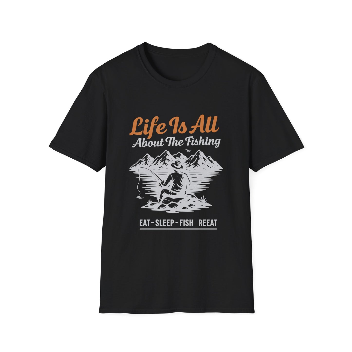 Fishing Life T-Shirt – Unisex Outdoor Tee for Nature Lovers & Fishermen | Casual Everyday Gift