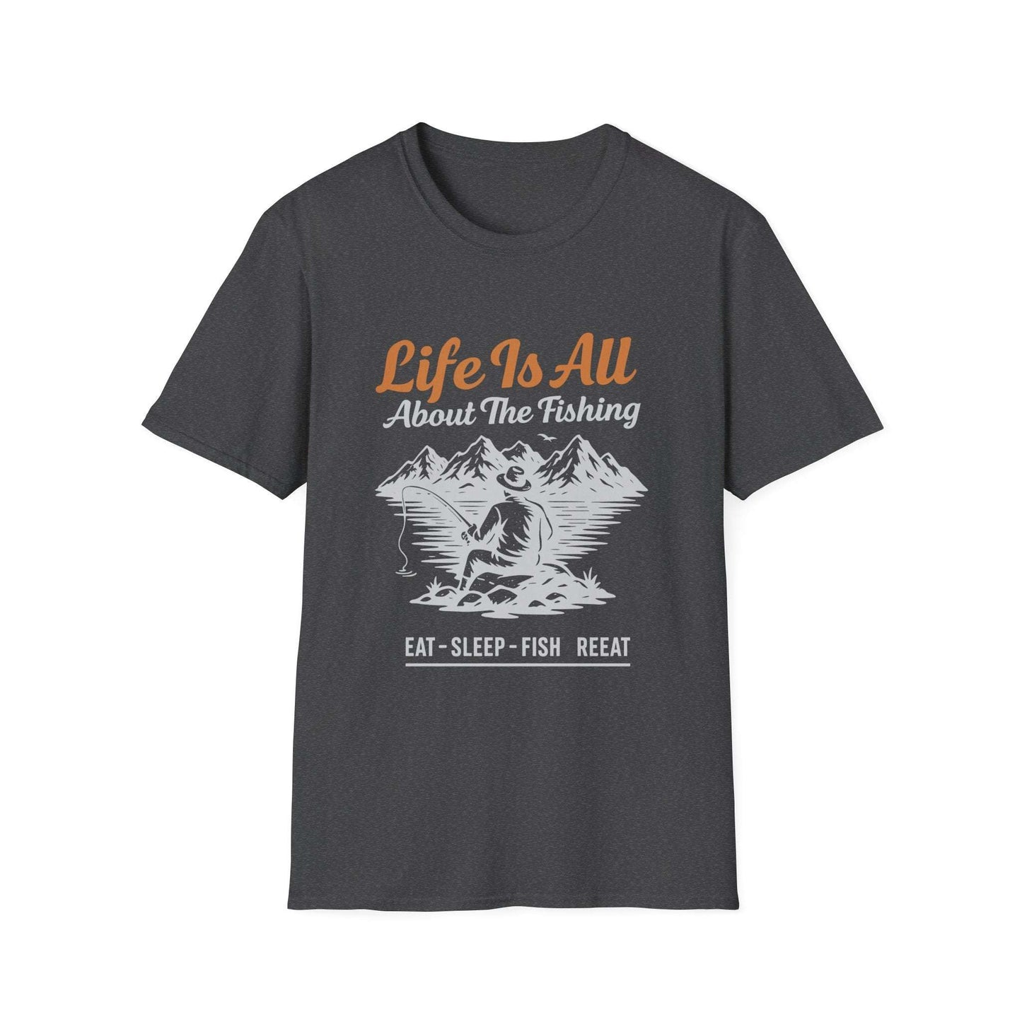 Fishing Life T-Shirt – Unisex Outdoor Tee for Nature Lovers & Fishermen | Casual Everyday Gift