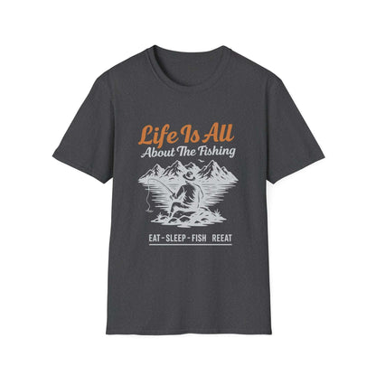 Fishing Life T-Shirt – Unisex Outdoor Tee for Nature Lovers & Fishermen | Casual Everyday Gift
