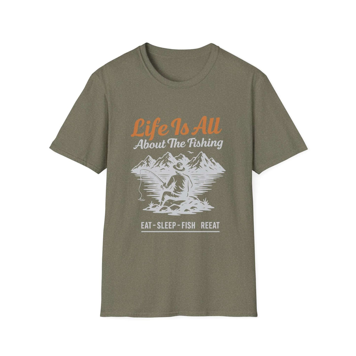 Fishing Life T-Shirt – Unisex Outdoor Tee for Nature Lovers & Fishermen | Casual Everyday Gift