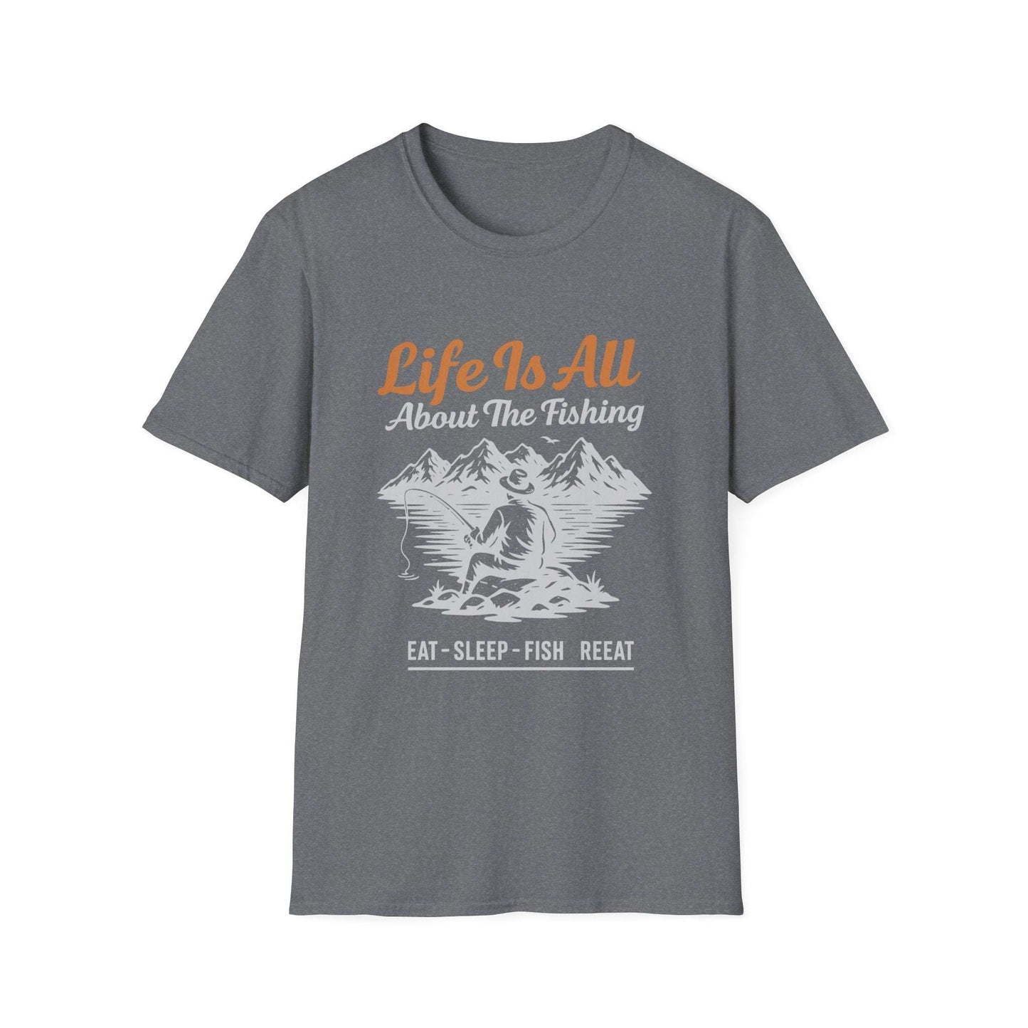 Fishing Life T-Shirt – Unisex Outdoor Tee for Nature Lovers & Fishermen | Casual Everyday Gift