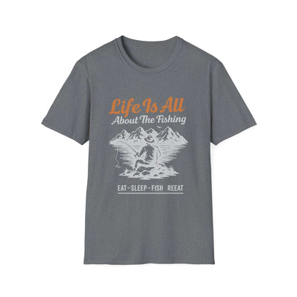 Fishing Life T-Shirt – Unisex Outdoor Tee for Nature Lovers & Fishermen | Casual Everyday Gift