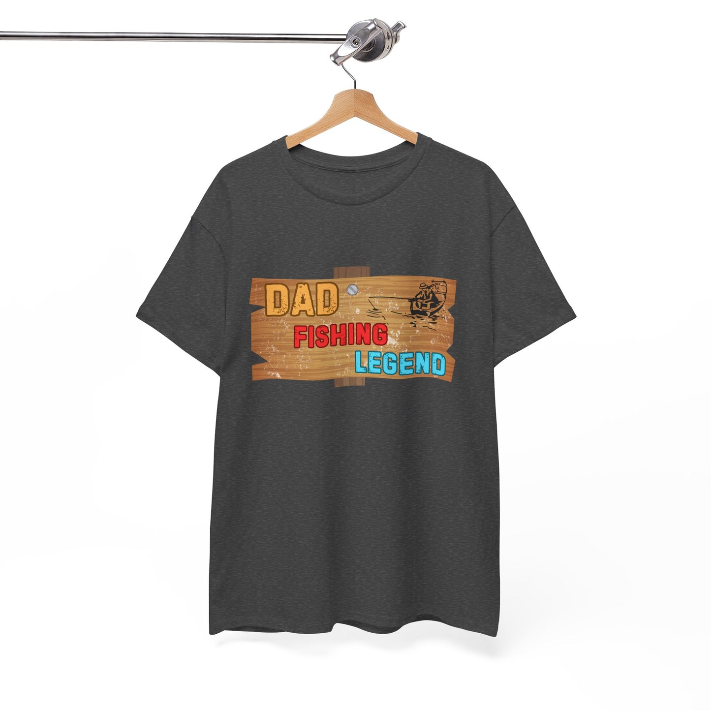 Fishing Legend Dad T-Shirt – Men’s Tee for Outdoor & Fishing Lovers