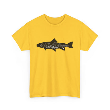 Fishing Shirt for Men – Casual Cotton Tee for Nature and Fishing Enthusiasts