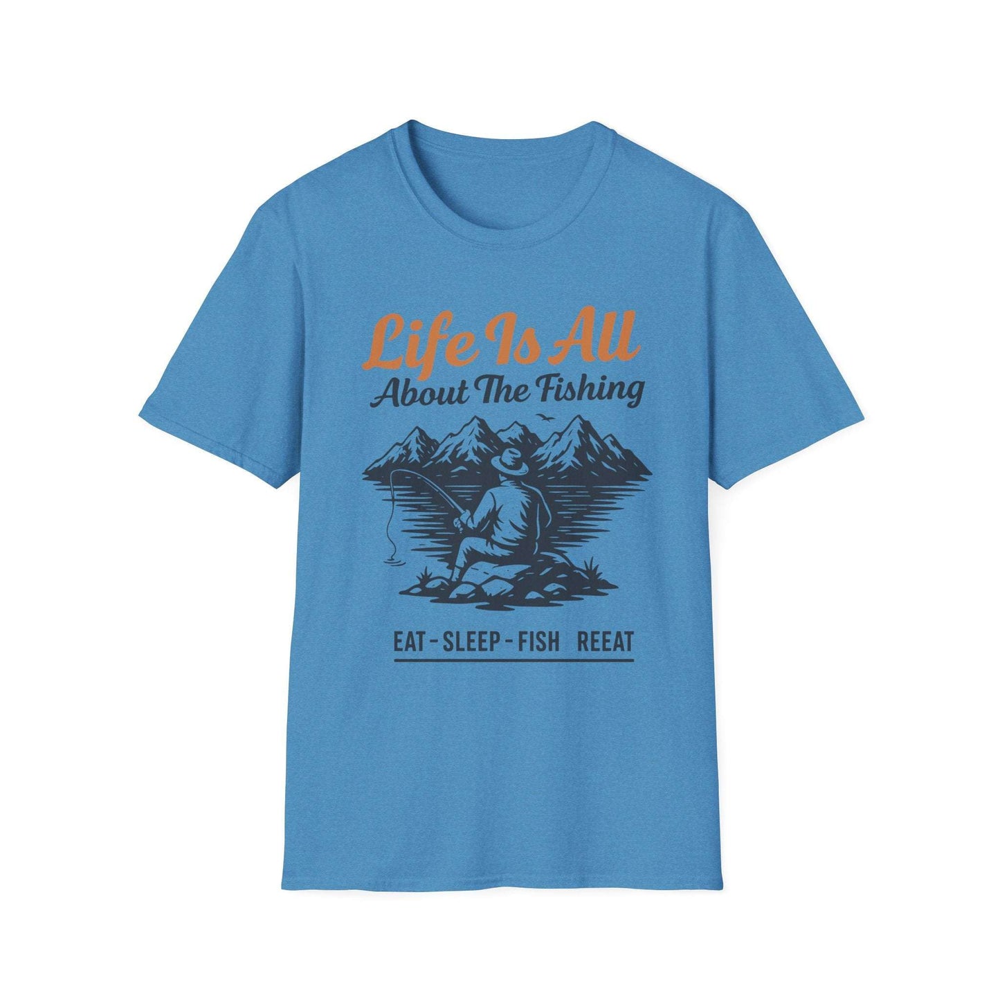 Fishing Life T-Shirt – Unisex Outdoor Tee for Nature Lovers & Fishermen | Casual Everyday Gift