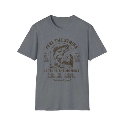 Fishing Enthusiast T-Shirt – Men's Outdoor Tee & Gift for Anglers | Reel Life Apparel