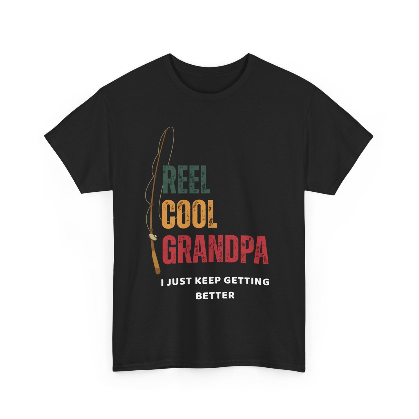 Reel Cool Grandpa Fishing Shirt – Funny Gift for Grandpa | Father's Day Tee