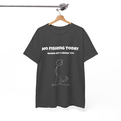Funny Fishing T-Shirt for Men – “No Fishing Today” | Comfortable Cotton Gift for Dads & Anglers