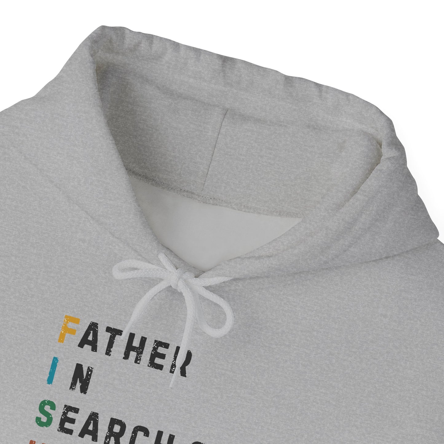 Men’s Fishing Hoodie – Father in Search of Hook,Comfortable Sweatshirt for Outdoor Adventures