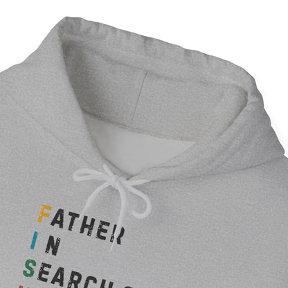 Men’s Fishing Hoodie – Father in Search of Hook,Comfortable Sweatshirt for Outdoor Adventures