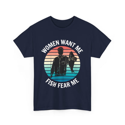 Retro Fishing Humor T-Shirt for Men – Fun Gift for Dads, Anglers & Outdoor Adventures