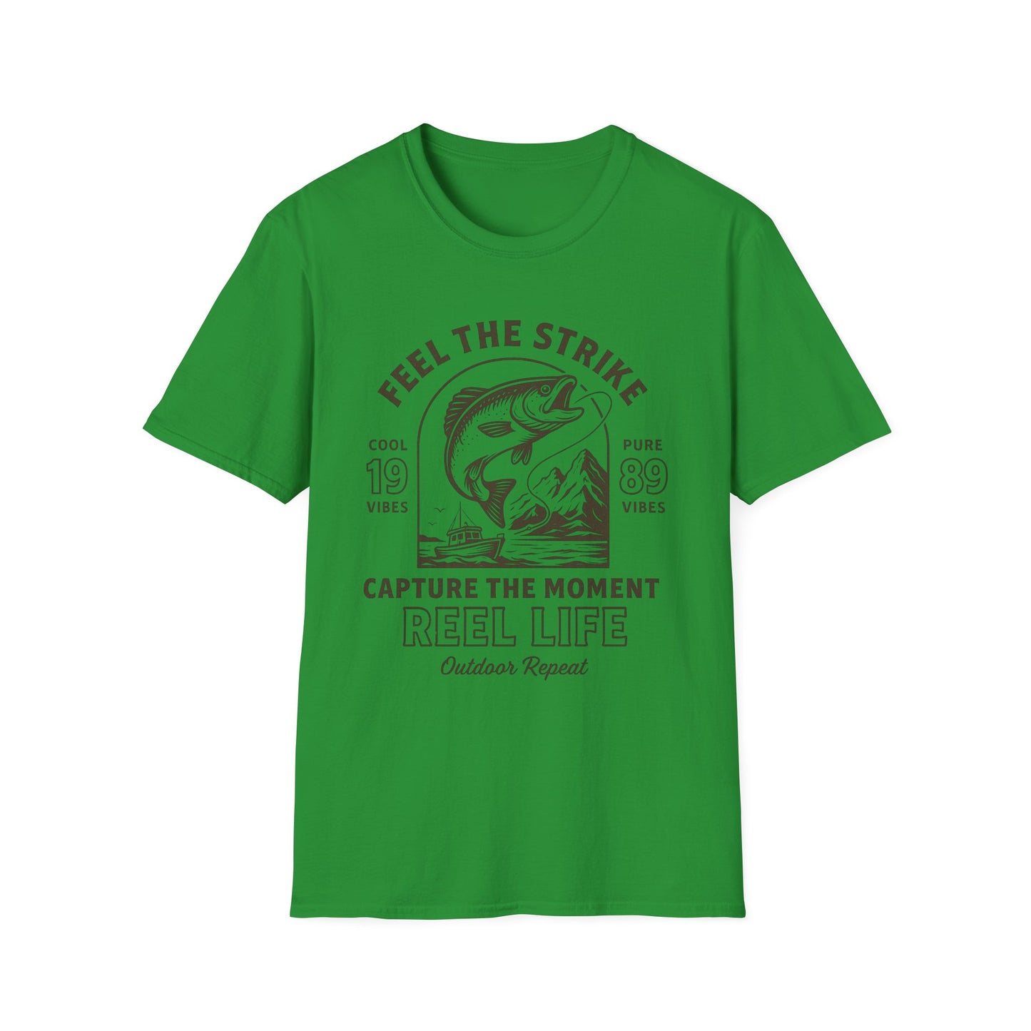 Fishing Enthusiast T-Shirt – Men's Outdoor Tee & Gift for Anglers | Reel Life Apparel
