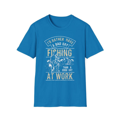 Funny Fishing T-Shirt – Unisex Angler Tee | Humorous Gift for Fishermen & Outdoor Trips