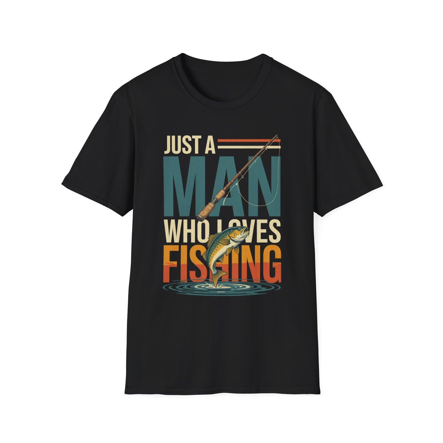 Men's Fishing T-Shirt – Outdoor Weekend Shirt & Gift for Dad