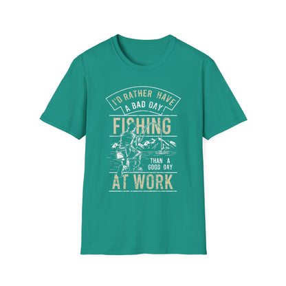 Funny Fishing T-Shirt – Unisex Angler Tee | Humorous Gift for Fishermen & Outdoor Trips