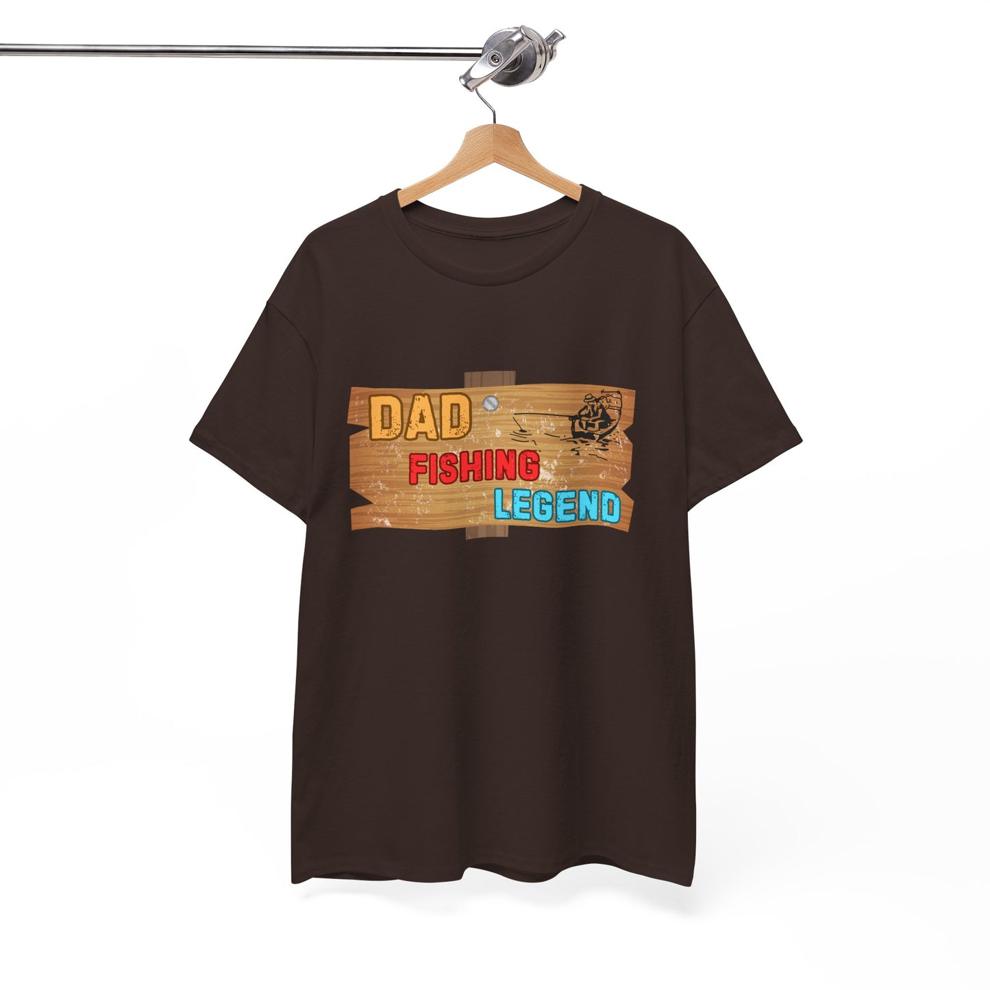 Fishing Legend Dad T-Shirt – Men’s Tee for Outdoor & Fishing Lovers