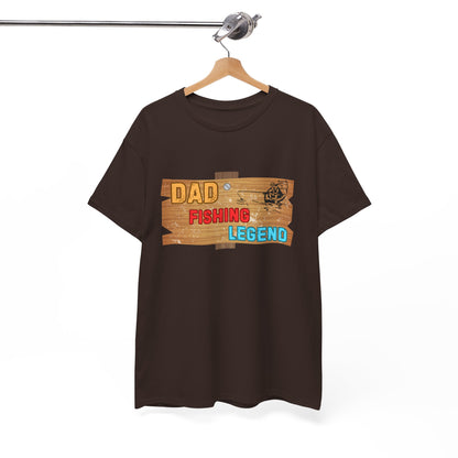Fishing Legend Dad T-Shirt – Men’s Tee for Outdoor & Fishing Lovers