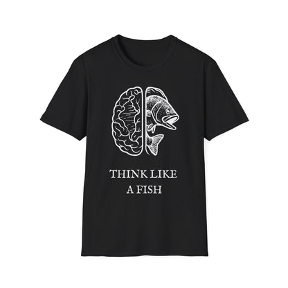 Think Like a Fish T-Shirt – Funny Graphic Tee for Fishing Lovers & Casual Wear