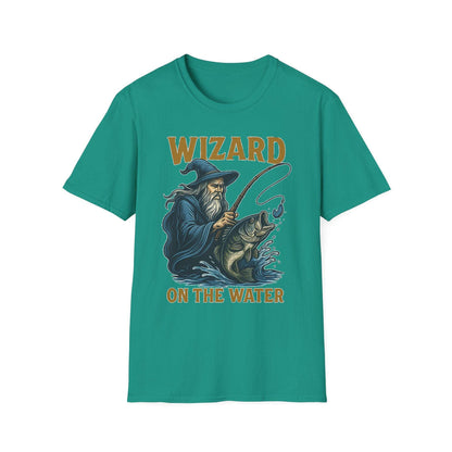 Wizard on the Water T-Shirt – Funny Unisex Fishing Tee | Outdoor Gift for Anglers