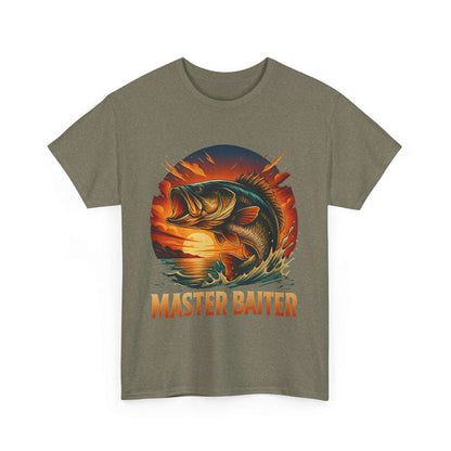 Master Baiter Fishing T-Shirt for Men – Funny Gift for Fishermen & Summer Wear