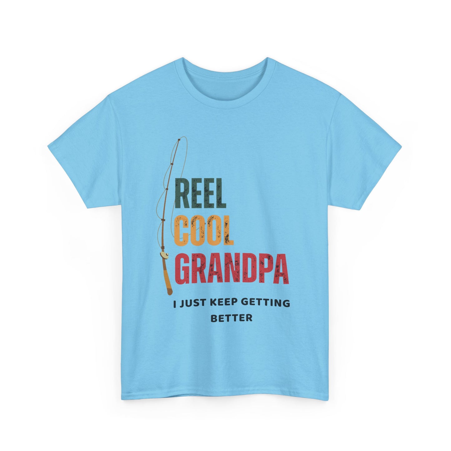 Reel Cool Grandpa Fishing Shirt – Funny Gift for Grandpa | Father's Day Tee