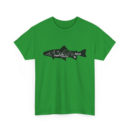Fishing Shirt for Men – Casual Cotton Tee for Nature and Fishing Enthusiasts