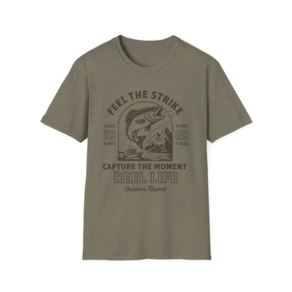 Fishing Enthusiast T-Shirt – Men's Outdoor Tee & Gift for Anglers | Reel Life Apparel
