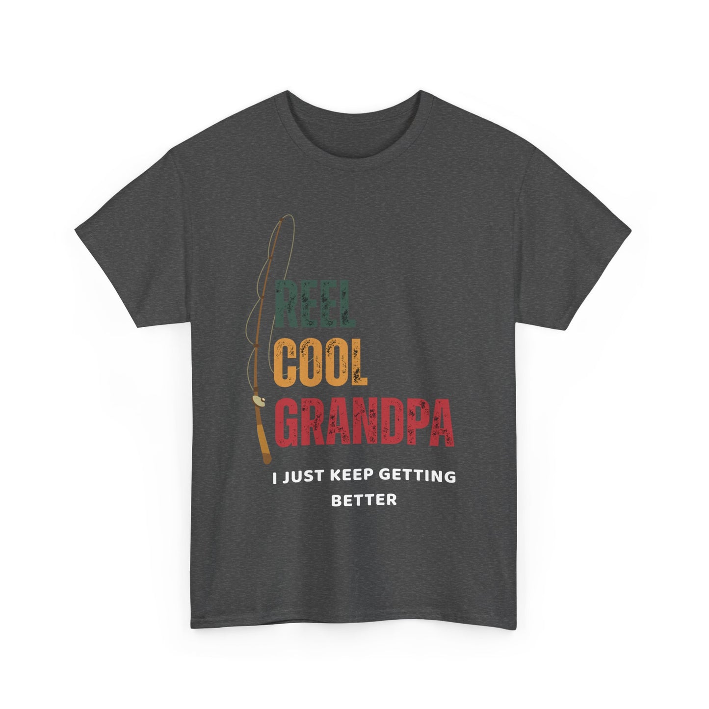 Reel Cool Grandpa Fishing Shirt – Funny Gift for Grandpa | Father's Day Tee