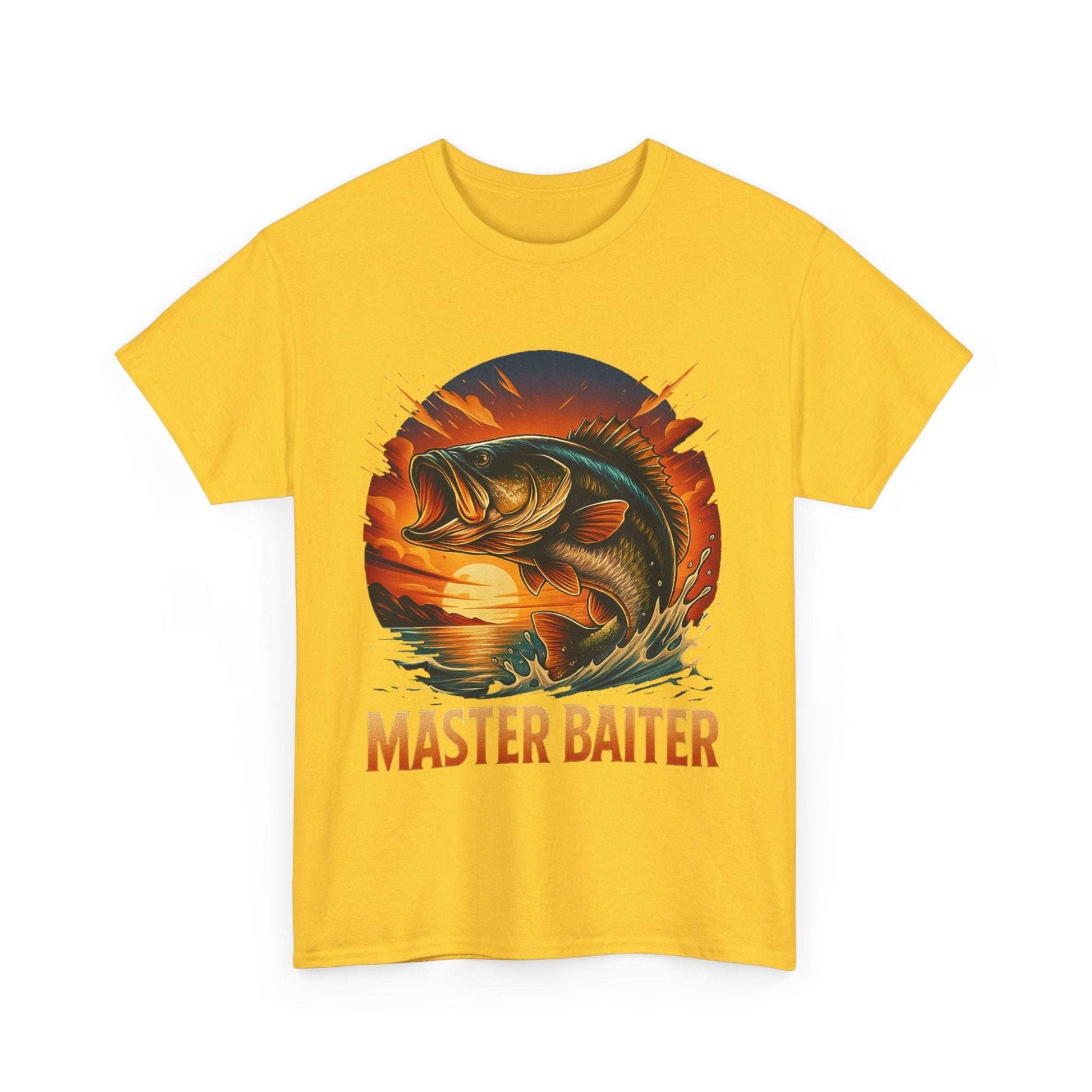 Master Baiter Fishing T-Shirt for Men – Funny Gift for Fishermen & Summer Wear