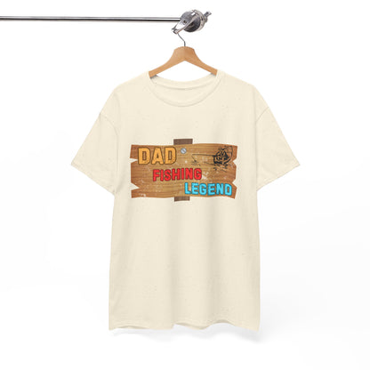 Fishing Legend Dad T-Shirt – Men’s Tee for Outdoor & Fishing Lovers