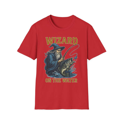 Wizard on the Water T-Shirt – Funny Unisex Fishing Tee | Outdoor Gift for Anglers