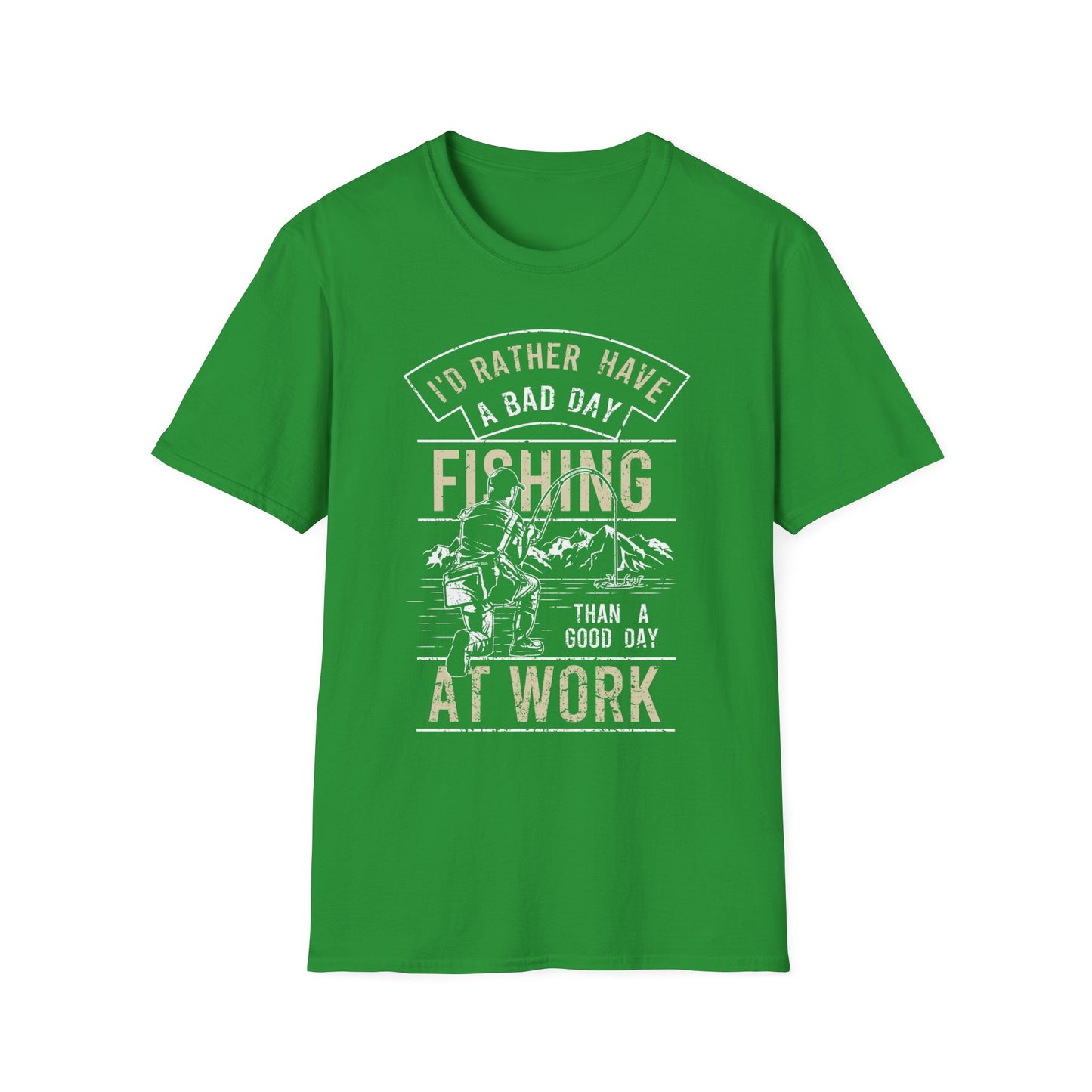 Funny Fishing T-Shirt – Unisex Angler Tee | Humorous Gift for Fishermen & Outdoor Trips
