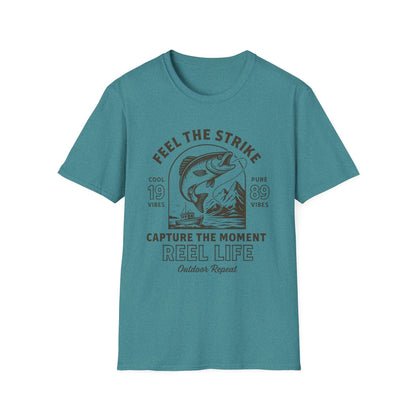 Fishing Enthusiast T-Shirt – Men's Outdoor Tee & Gift for Anglers | Reel Life Apparel
