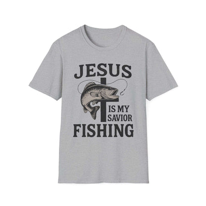 Jesus Is My Savior Fishing T-Shirt – Christian Outdoor Tee & Gift for Fishermen