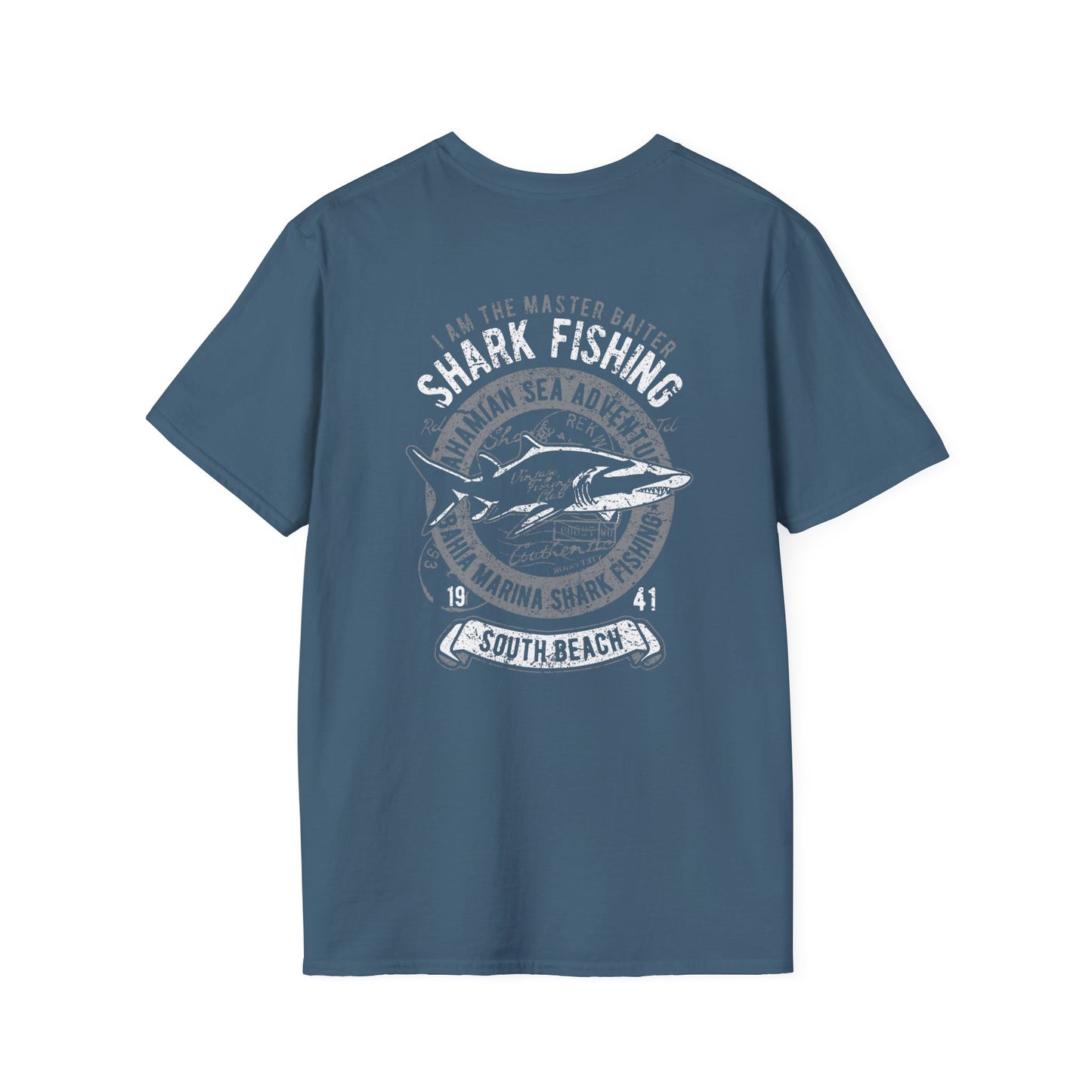 Shark Fishing T-Shirt – Unique Ocean Lover Tee | Gift for Fishermen & Summer Beachwear