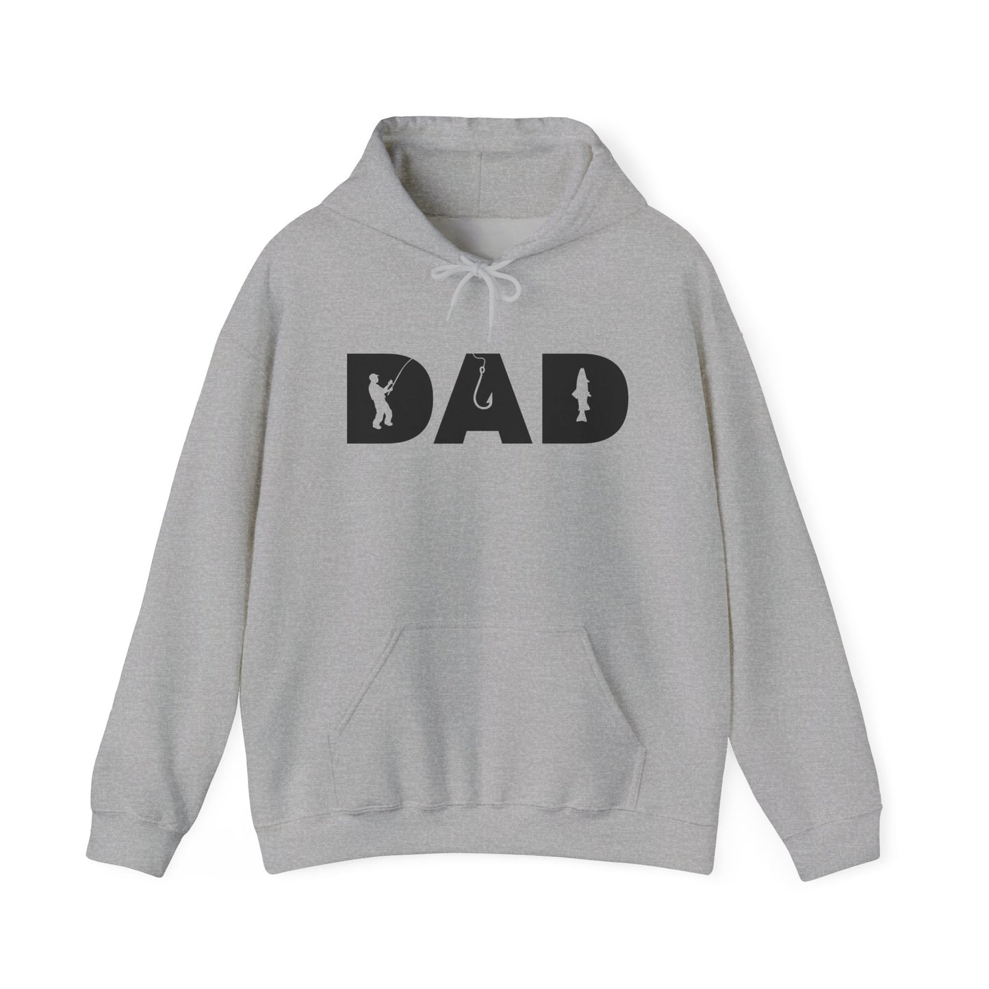 Fisherman Dad Men’s Hoodie – Warm Fishing Sweatshirt for Outdoor & Casual Wear