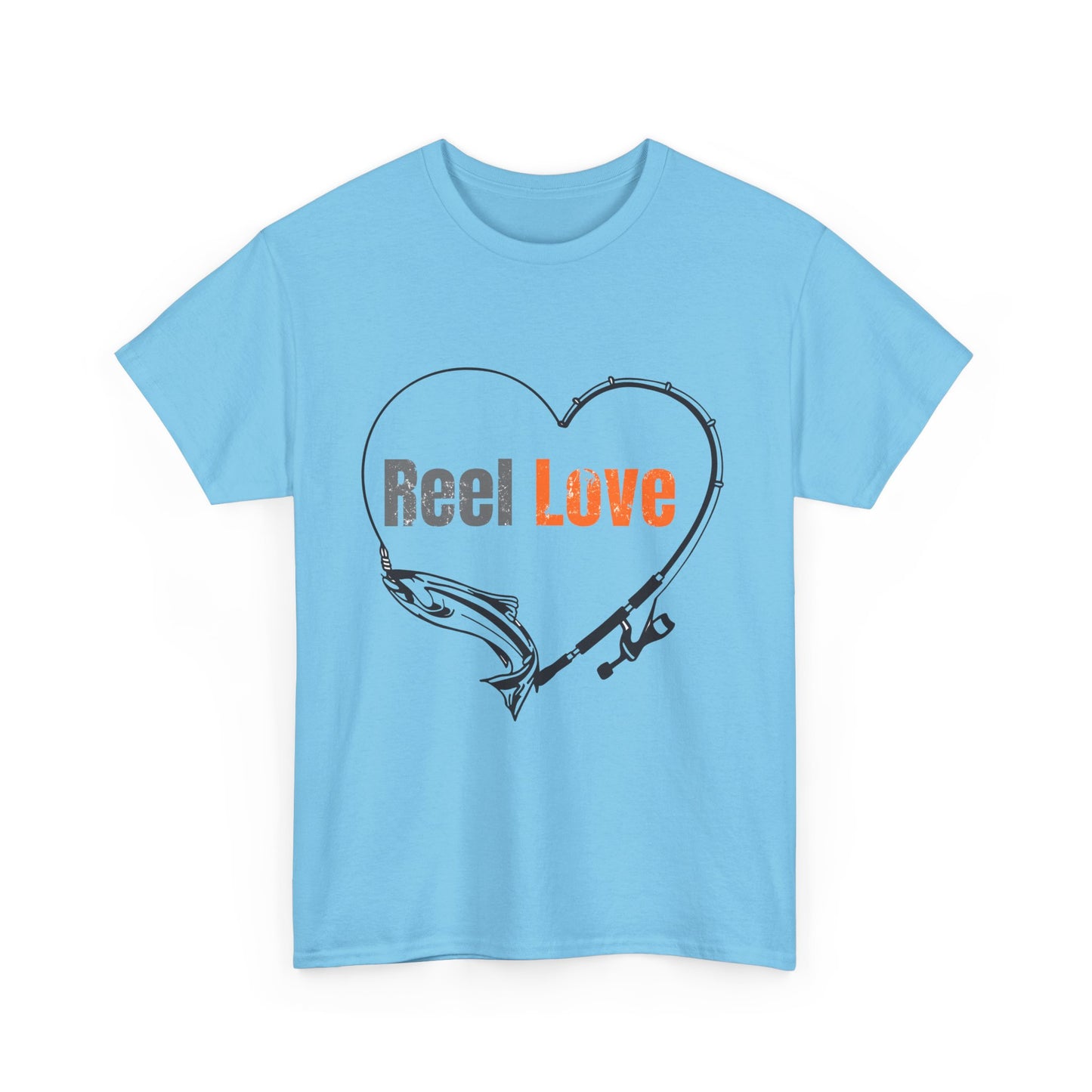 Reel Love Fishing T-Shirt for Men – Funny Gift for Anglers & Dads