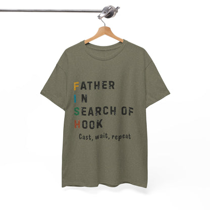 Fishing Dad T-Shirt – Funny Cotton Tee for Father’s Day, Birthday & Weekend Adventures